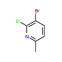 3-Bromo-2-chloro-6-picoline